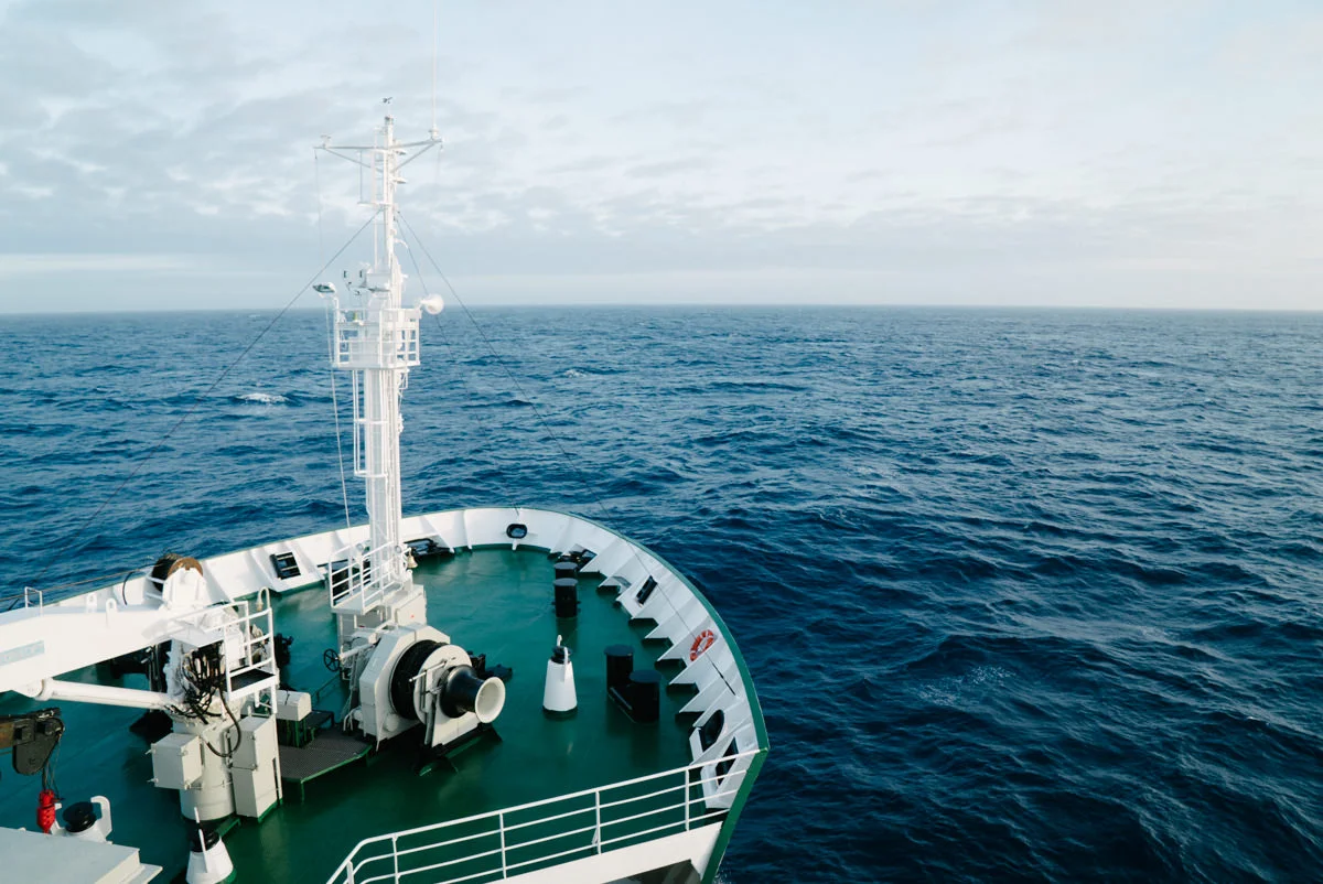 Hello from the middle of the Southern Ocean!