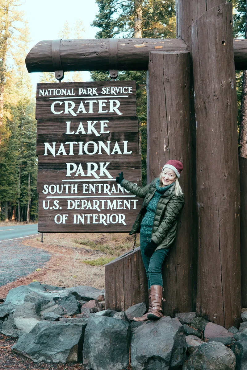 Mom’s second visit to Crater Lake, only something like 55 years later!