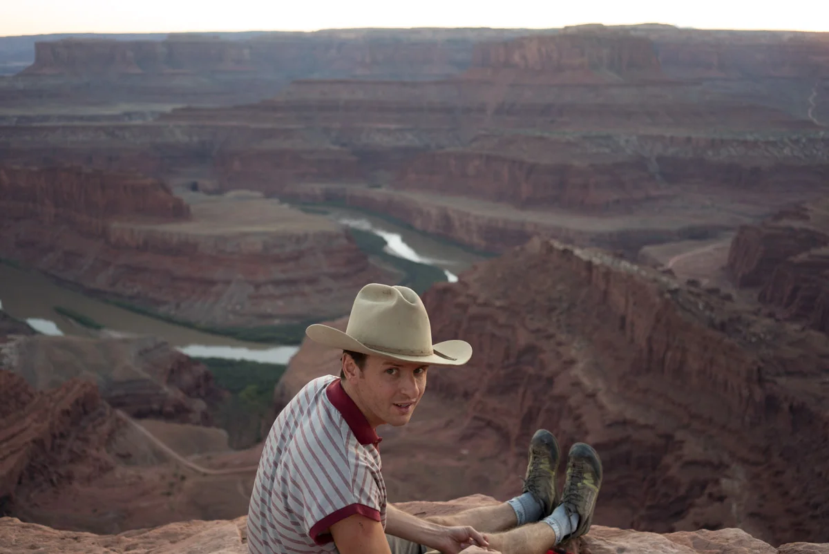 Mikey at Dead Horse Point.