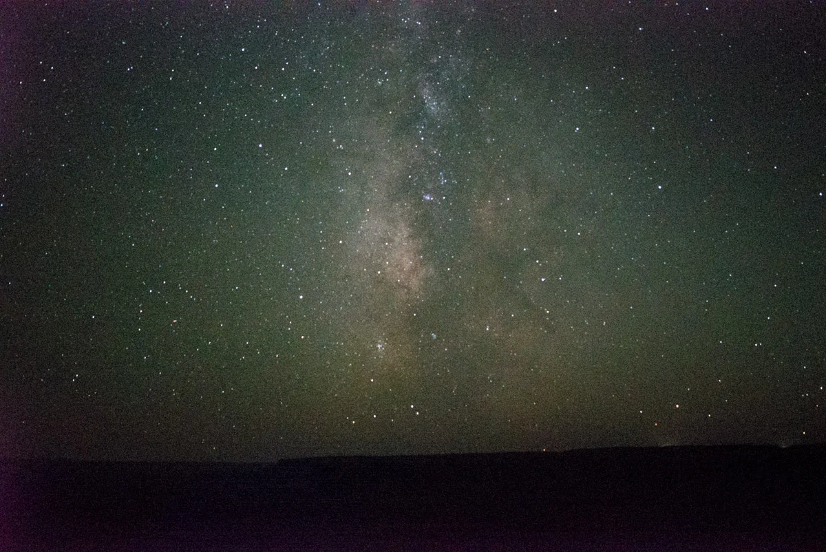 The first thing a nerd with a new Sony A7S wants to shoot is the stars. We just happened to arrive in Utah at the new moon, and to the brightest stars and clearest Milky Way I’ve ever seen.