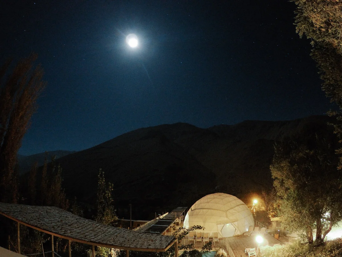 Our star viewing experience was dimmed by the full moon which lit up the valley and dimmed the stars.