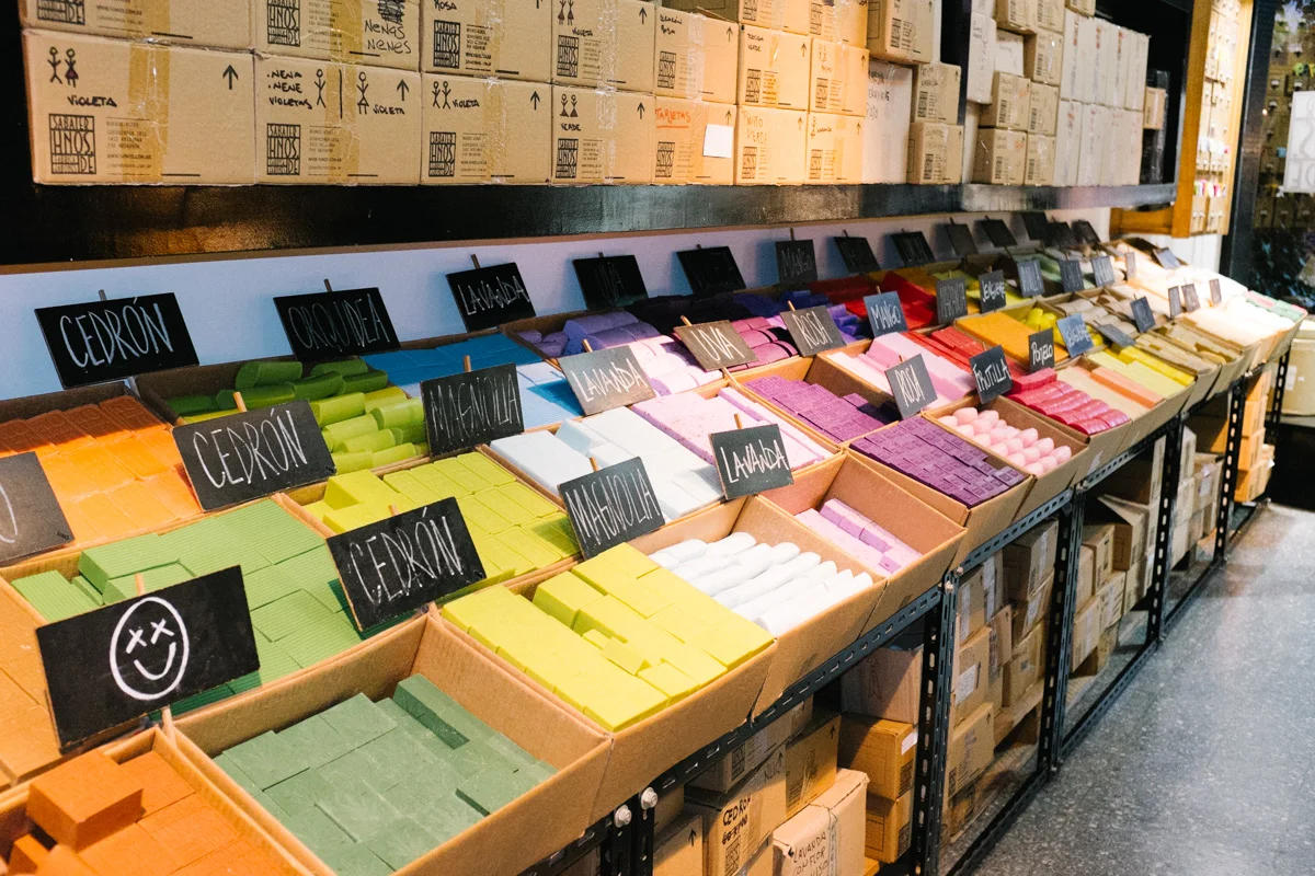 Be sure to stop in Sabater Hermanos soap shop in Palermo