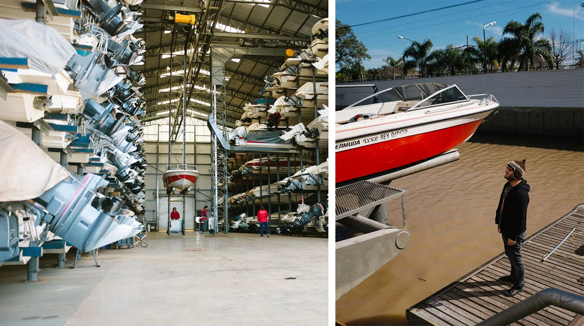 On our last day in Buenos Aires, our friend Martin Sabater took us out on the Tigre delta in his little boat. The only way to get around the islands of the delta is by boat.