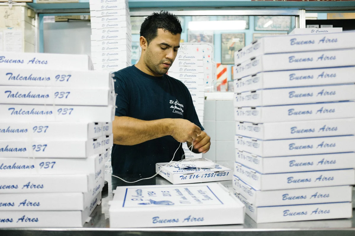 No trip to Buenos Aires would be complete without pizza from El Cuartito!