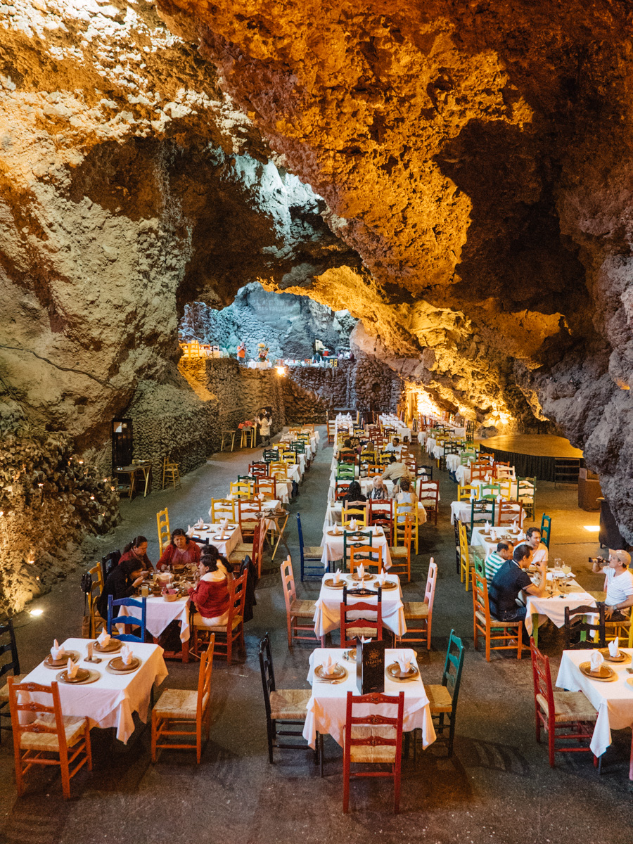 We stopped for dinner at the restaurant called “La Gruta” which means “the cave”. La Gruta is built within an open air cave in to the ground, and actually served really good authentic food for being such a tourist attraction.