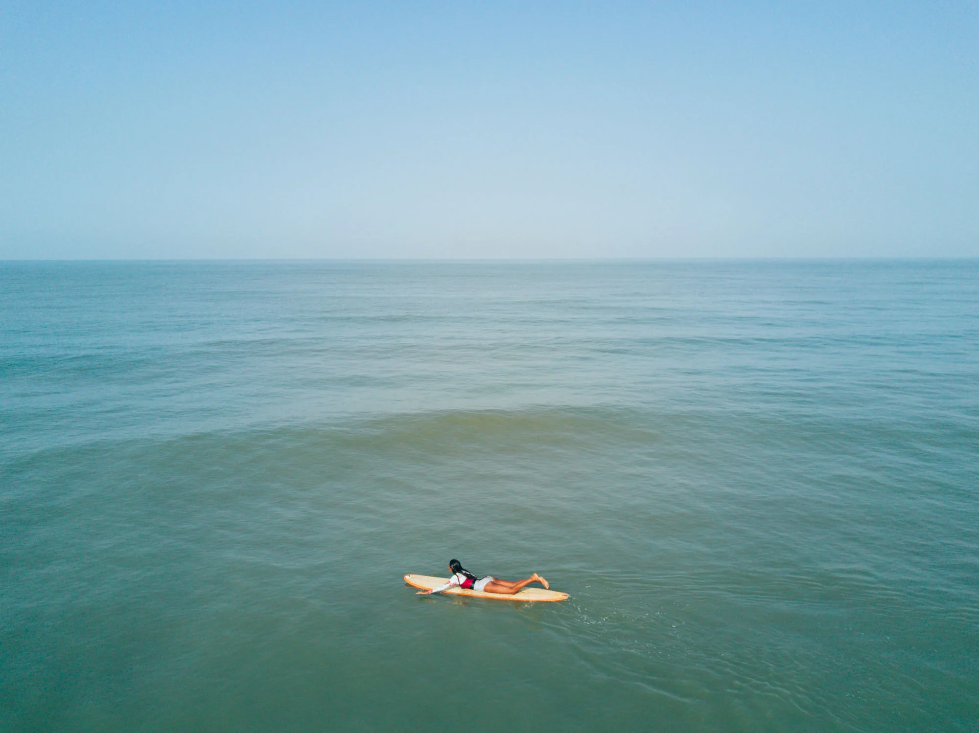 Ishita surfing