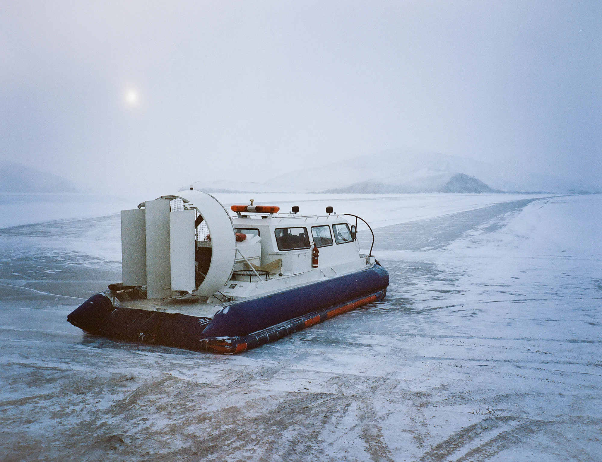 Hovercraft transport to Olkhon Island