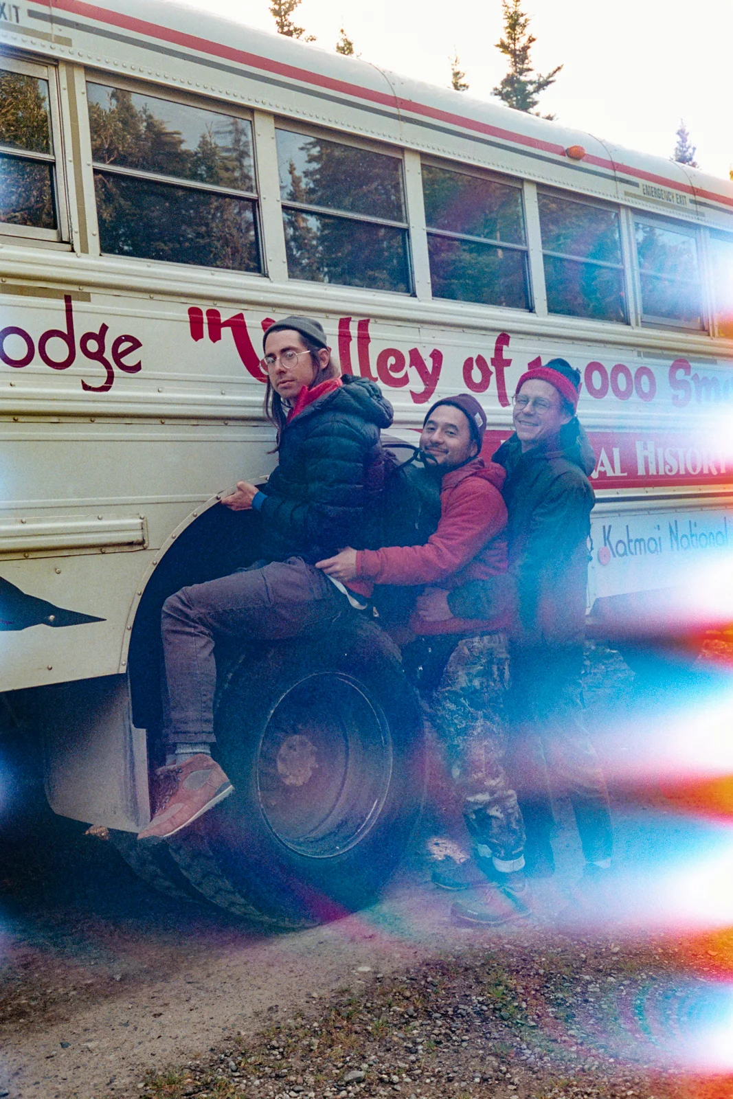 Jason, Kitao and Paul (I accidentally opened the film door of my camera before rewinding the roll while on the tour.)