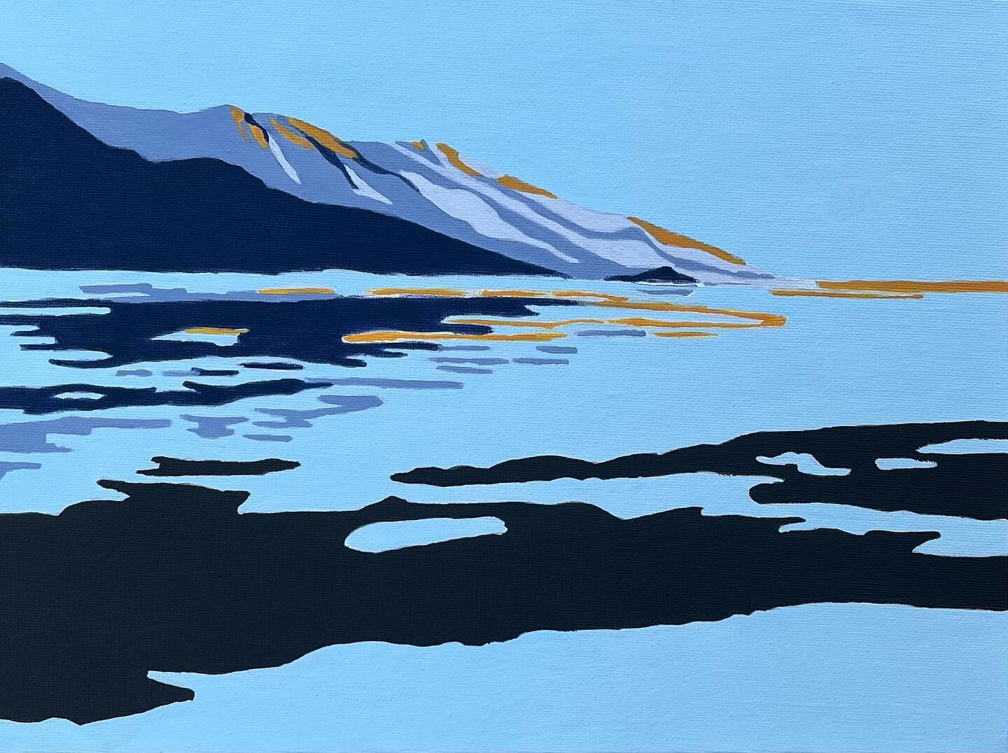 We are getting ready for spring and reopening both Homer shops mid May! #alaskanartwork #turnagainarm #lklaar #hightidearts #acrylicpainting