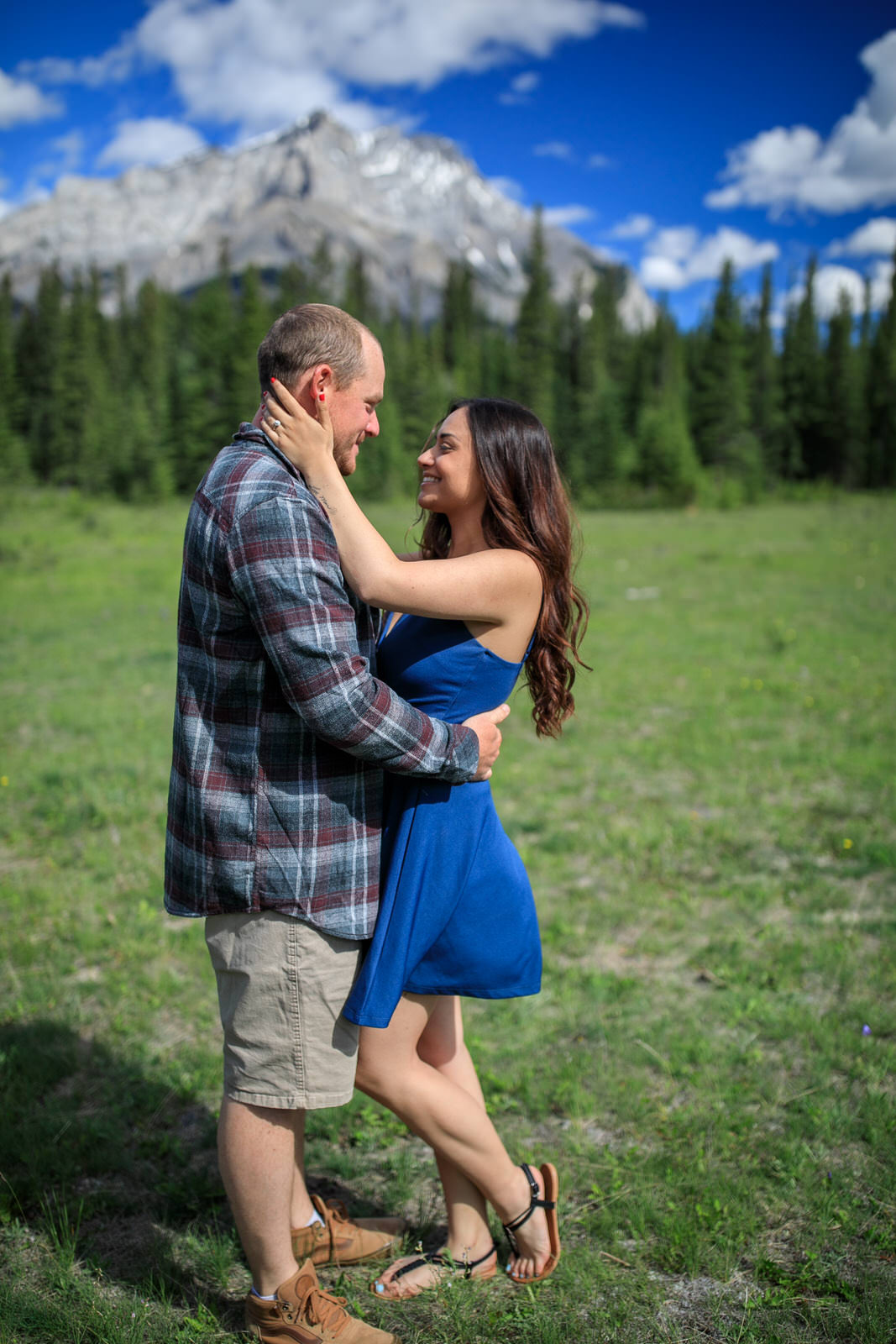 Engagement Photos Fairmont Golf Course Banff