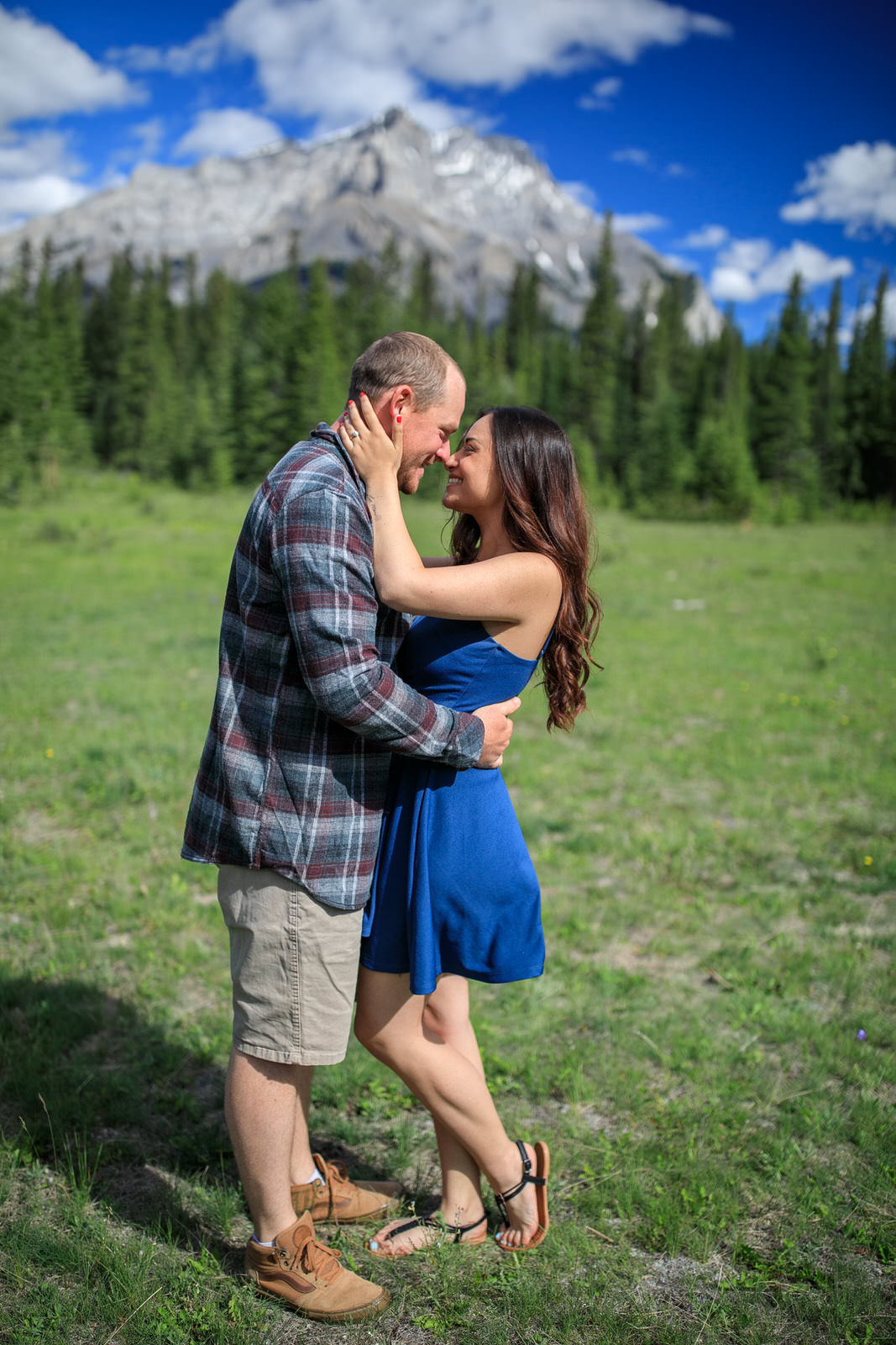 Engagement Photos Fairmont Golf Course Banff