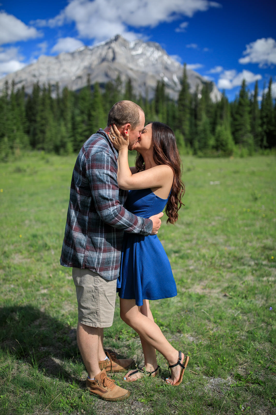 Engagement Photos Fairmont Golf Course Banff