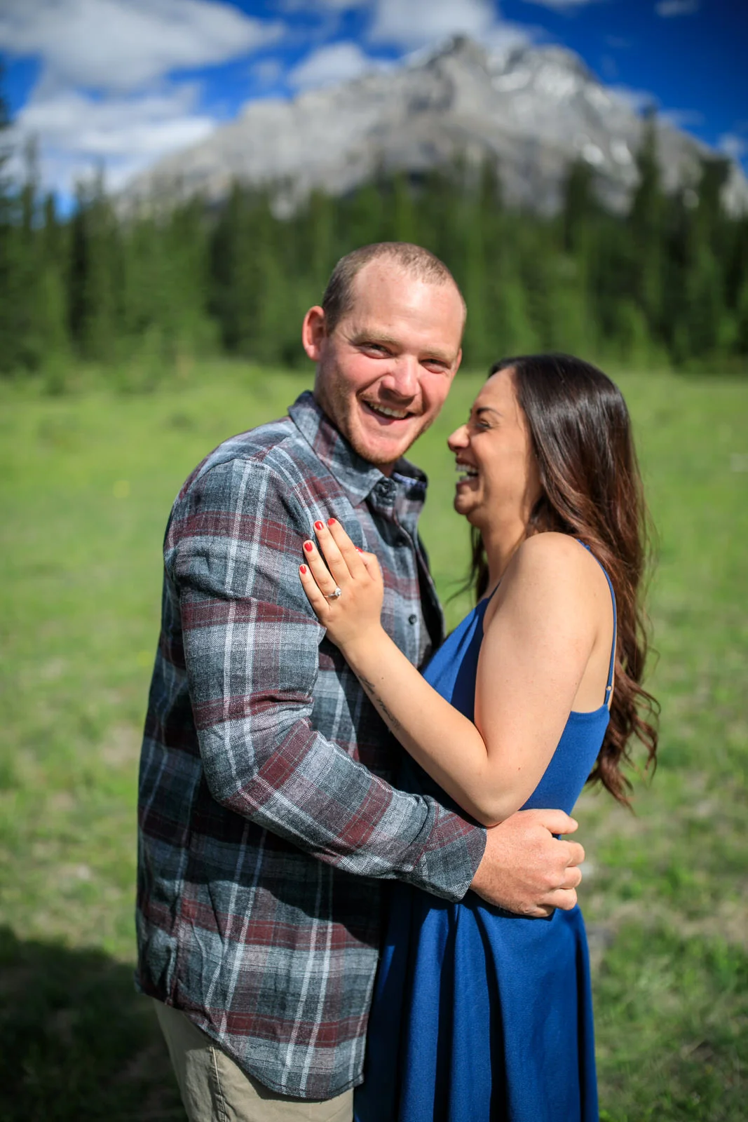 Engagement Photos Fairmont Golf Course Banff