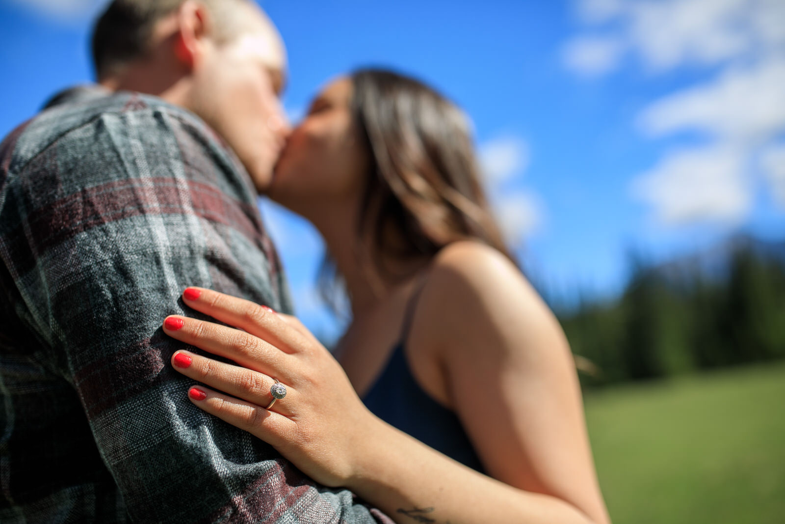 Engagement Photos in Banff