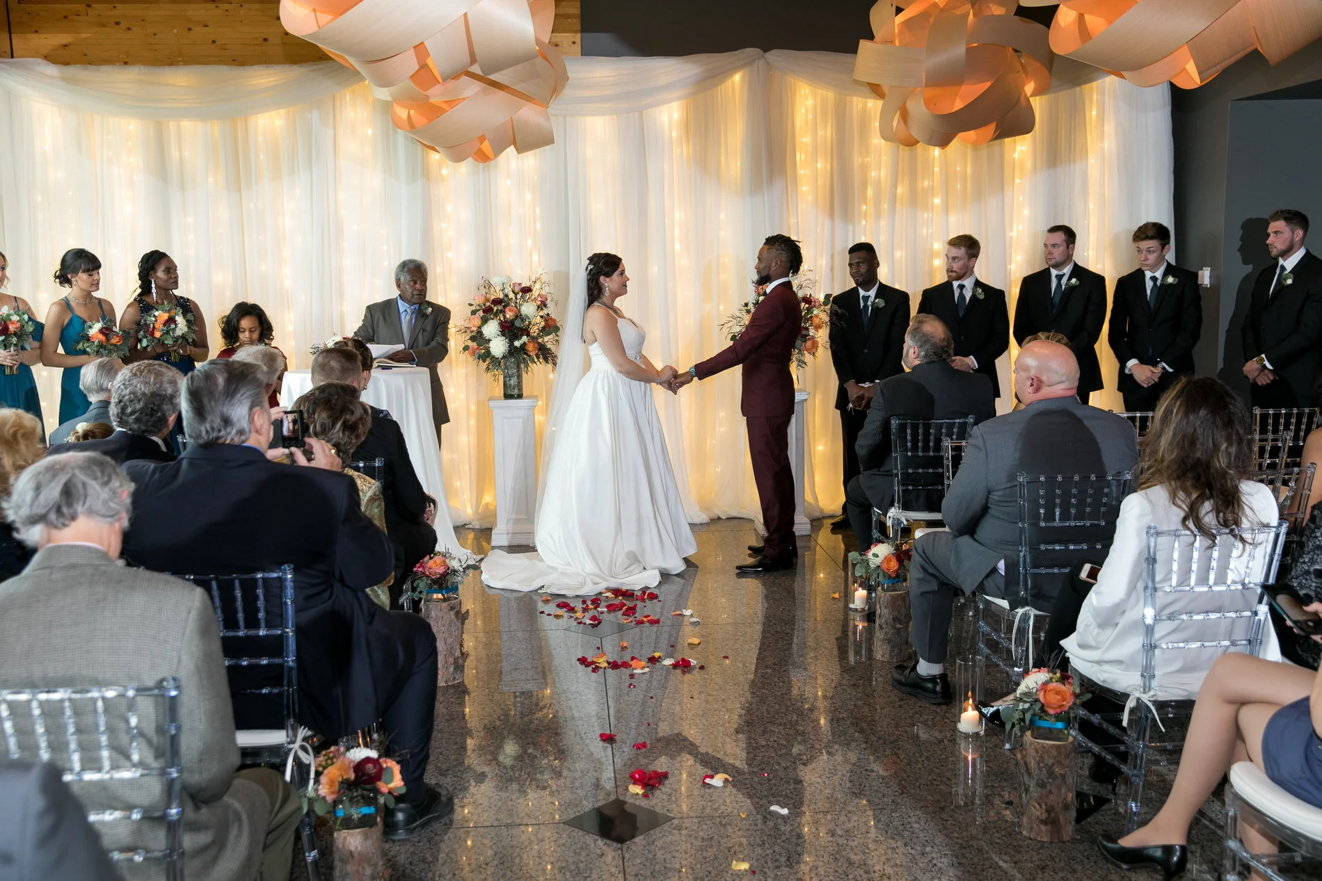 Photo of wedding ceremony at Azuridge Estate