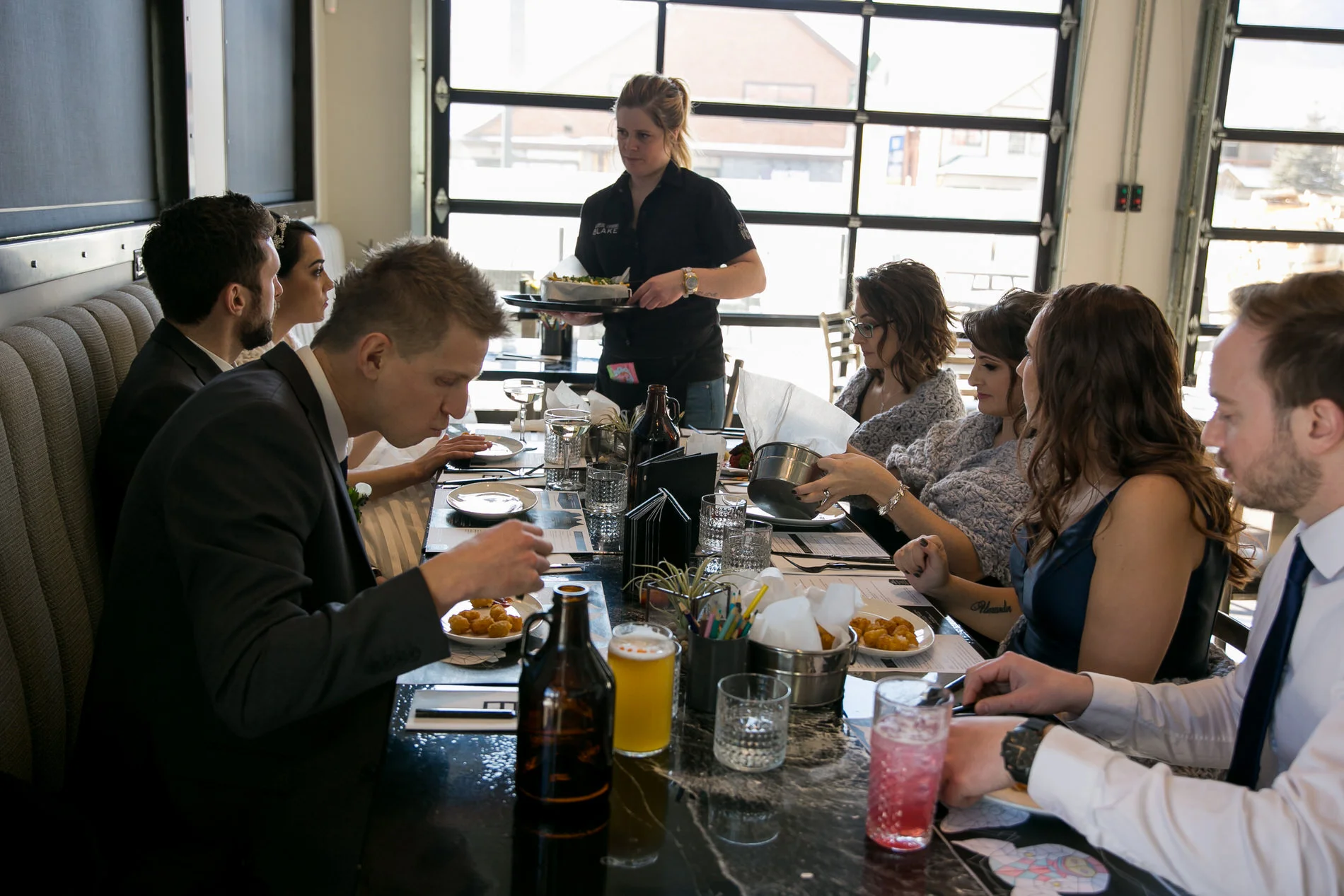 bridal party lunch