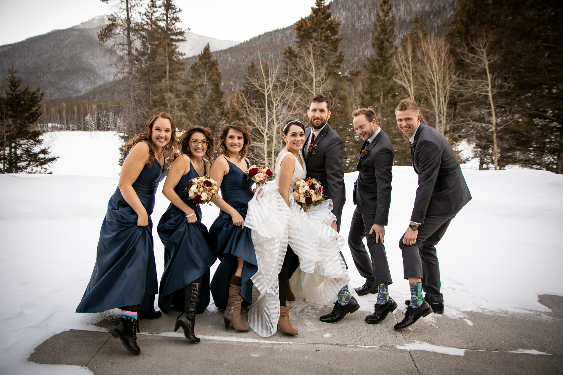 Bridal Party Photos Stewart Creek Golf and Country Club Wedding