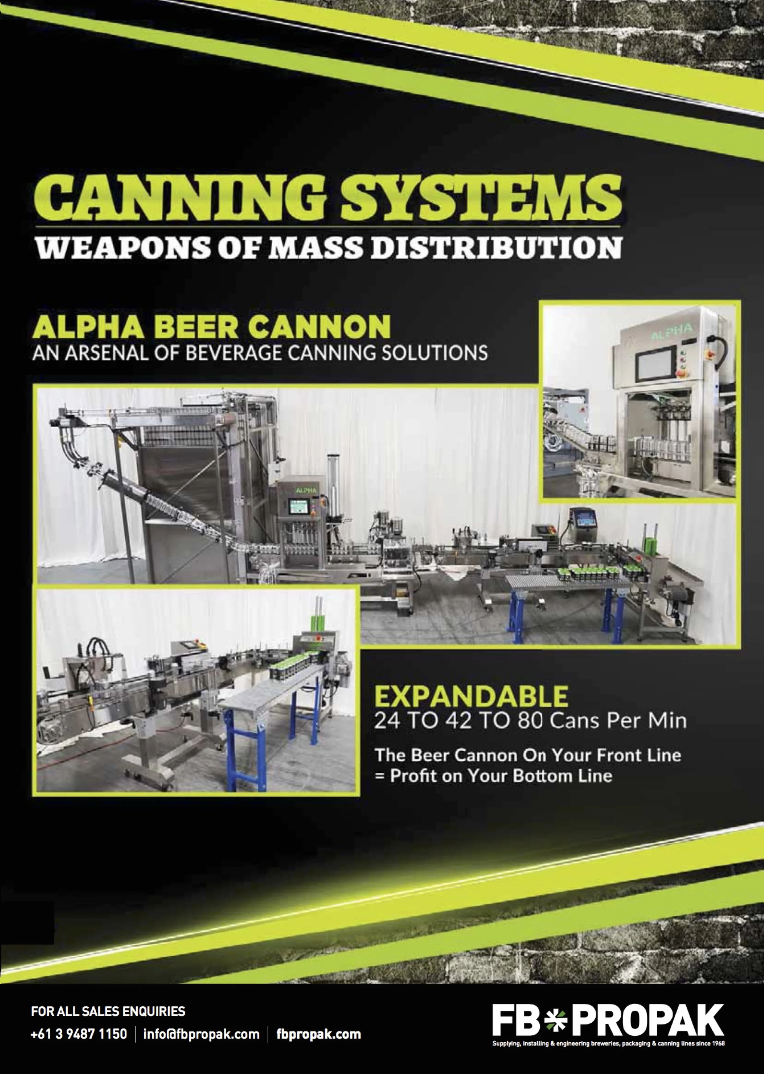 Alpha Canning Equipment & Systems
