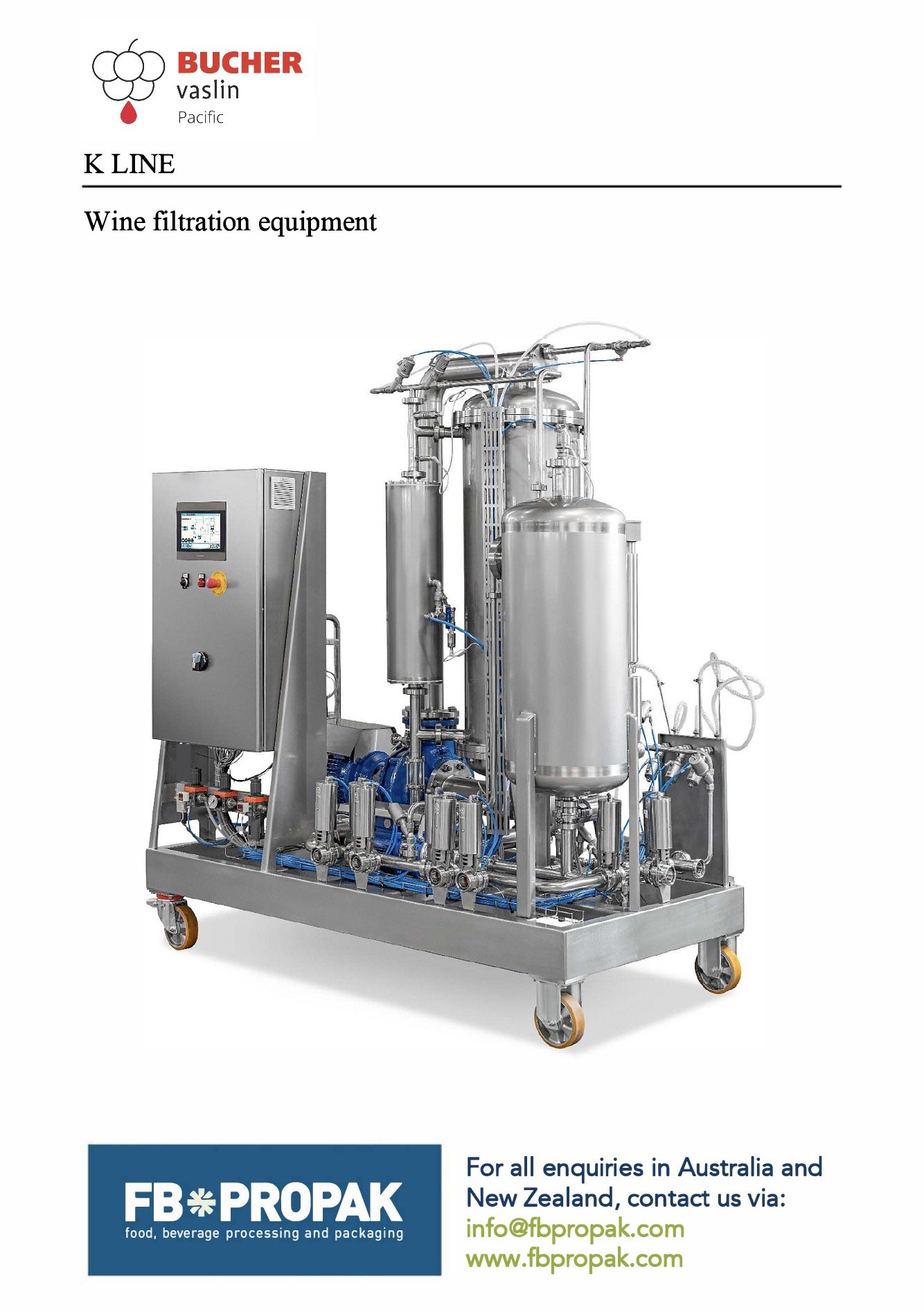 Bucher Crossflow Filter Range