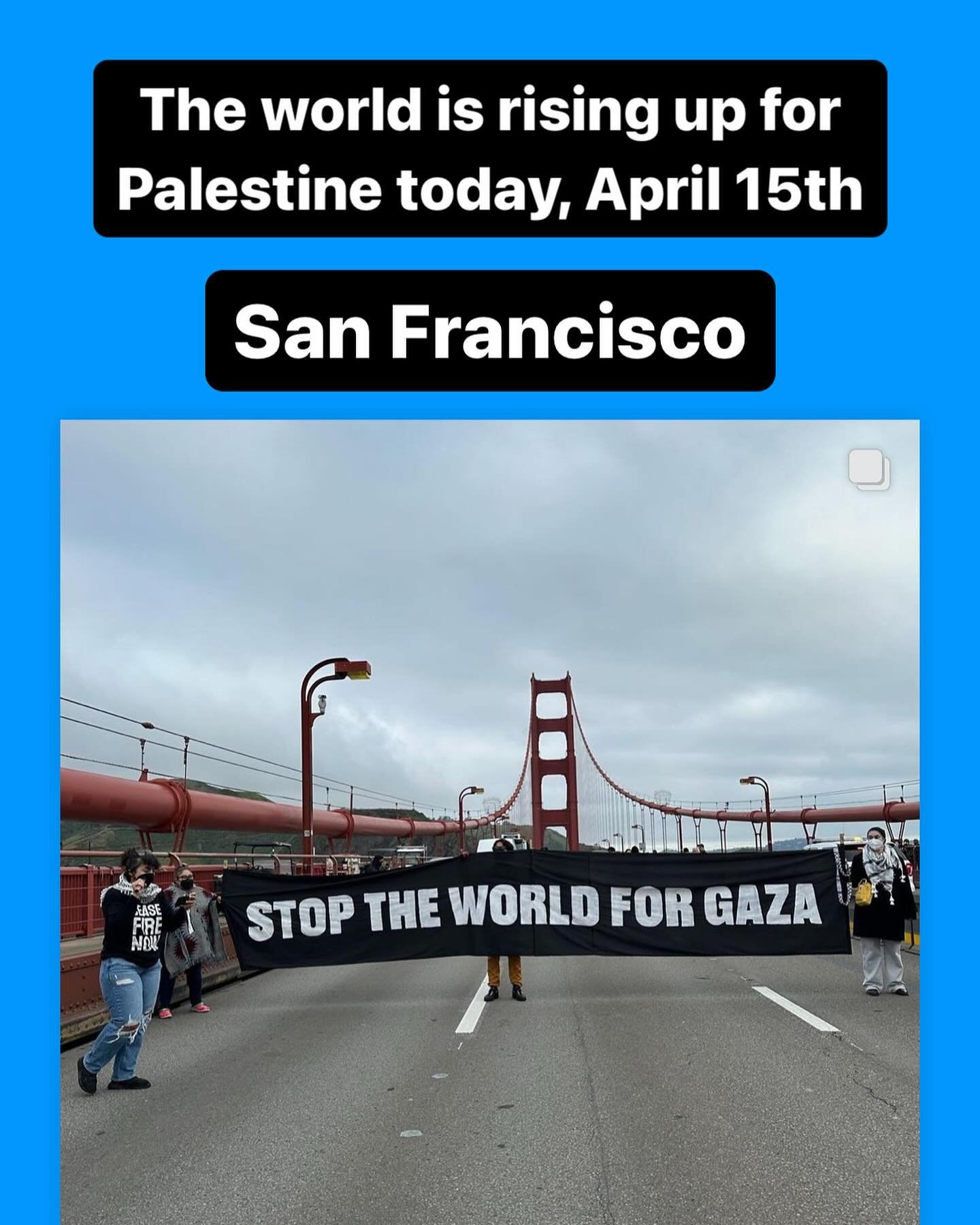 People of conscience from over 50 cities rose up together today April 15th for a free Palestine, taking collective risk to raise the stakes beyond symbolic gestures.

The strategic mandate was to block logistical hubs to stop the flow of capital worl