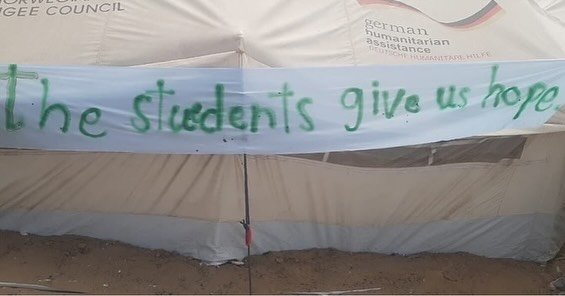 From a camp in Rafah 😭❤️&zwj;🔥✊🏼

Posted @withregram &bull; @nycpym Messages of support and strength from a camp in Rafah to the students confronting Zionism across the globe! It is our duty to confront Zionism wherever it manifests and students a