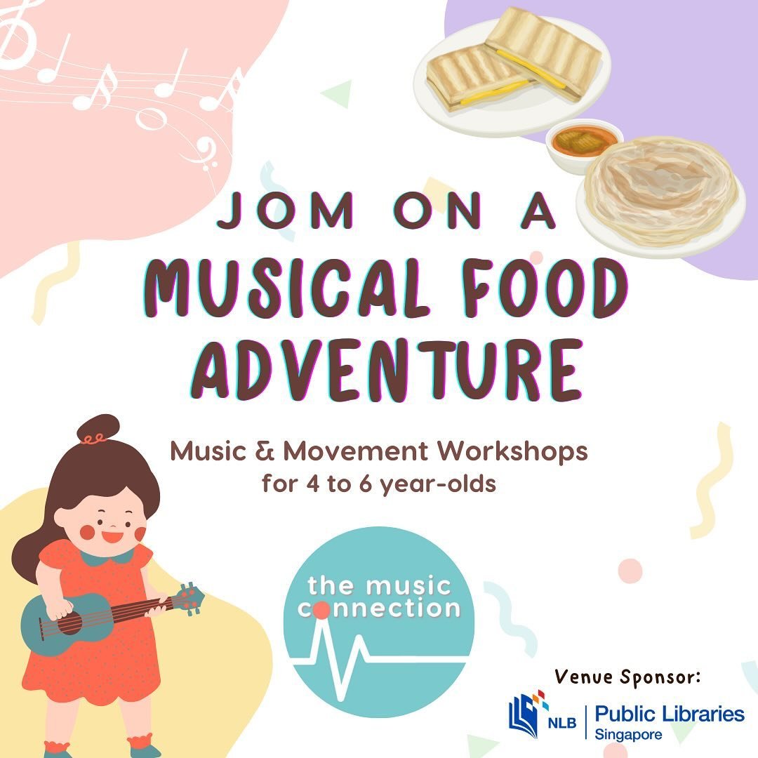 Embark on a musical journey in sunny Singapore! 🌞😍

We&rsquo;re thrilled to be bringing &ldquo;Jom On A Musical Food Adventure&rdquo; &mdash; a series of FREE music &amp; movement workshops &mdash; to our @publiclibrarysg across Singapore!

Dive in