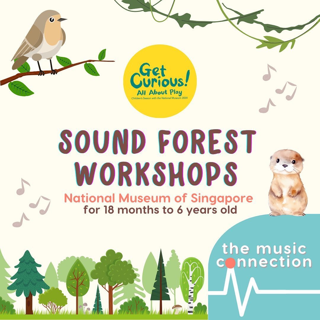 In collaboration with @nhb_sg @natmuseum_sg, we&rsquo;re excited to bring you our &lsquo;Sound Forest&rsquo; workshops that are exclusive to the immersive Story of the Forest installation at the National Museum. Learn musical concepts through interac
