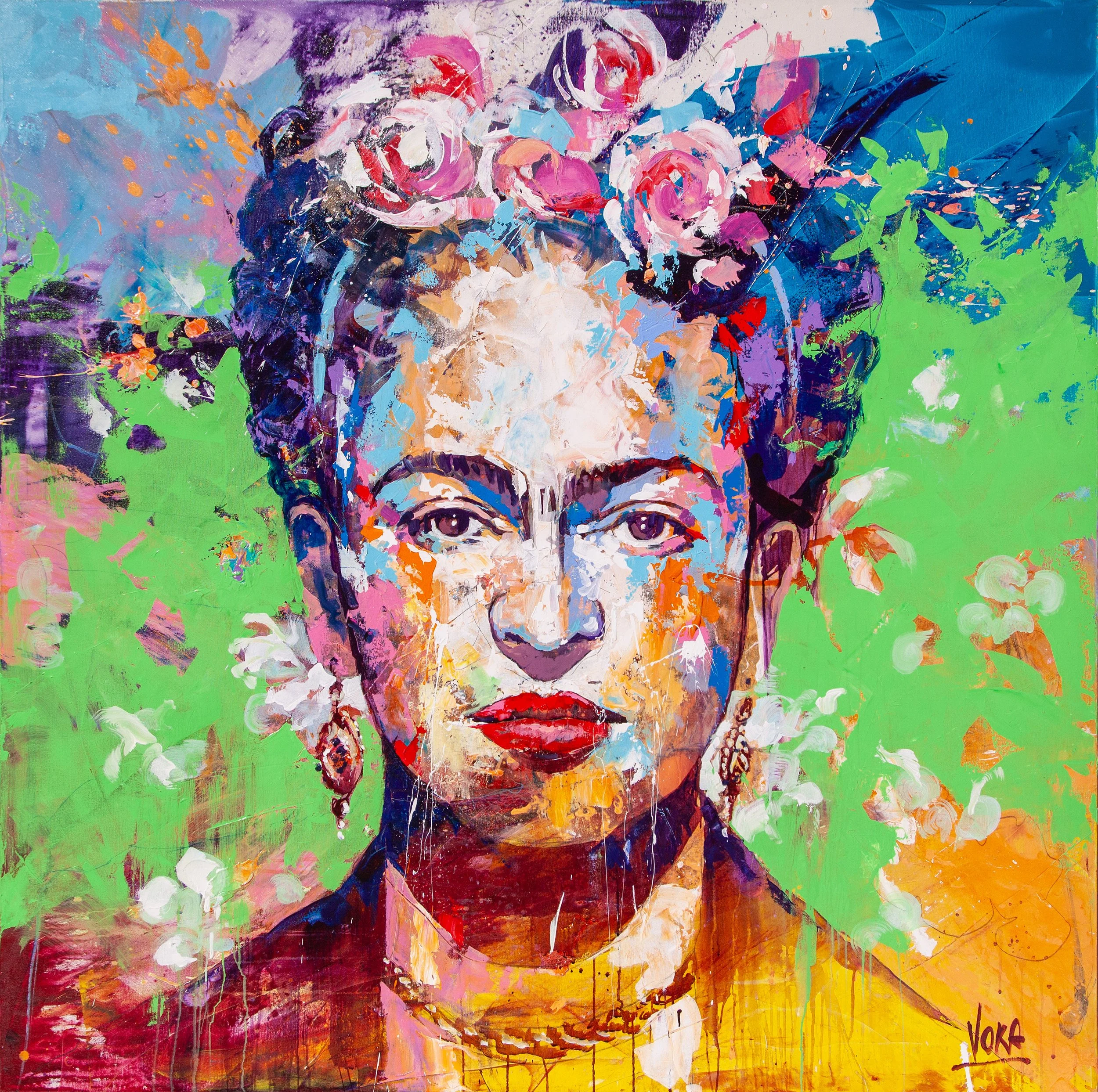 FRIDA, 180x180 cm/70,9x70,9 inch, Acrylic on Canvas