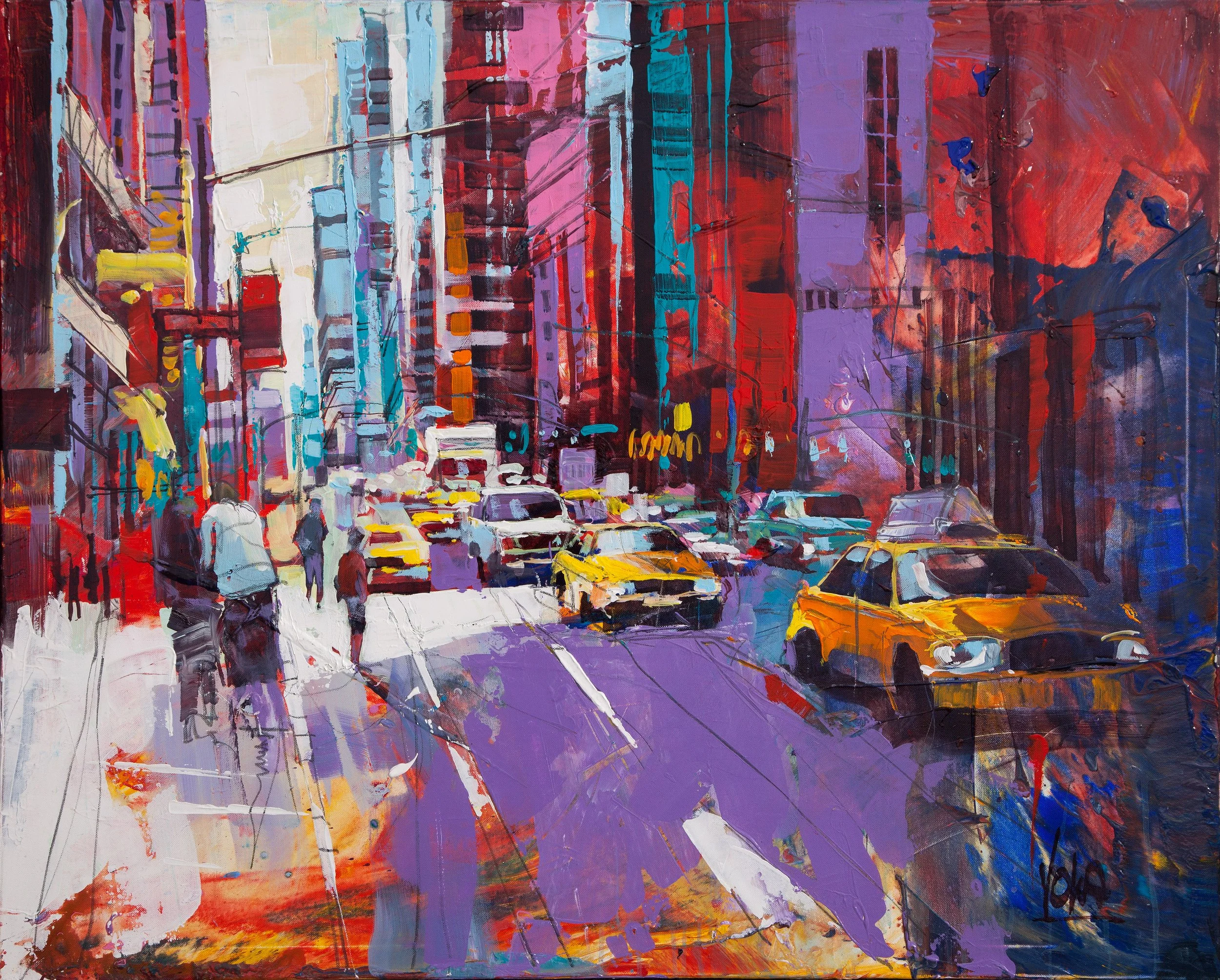 2018 08 NYC, 80x100cm, Acrylic on Canvas.jpg