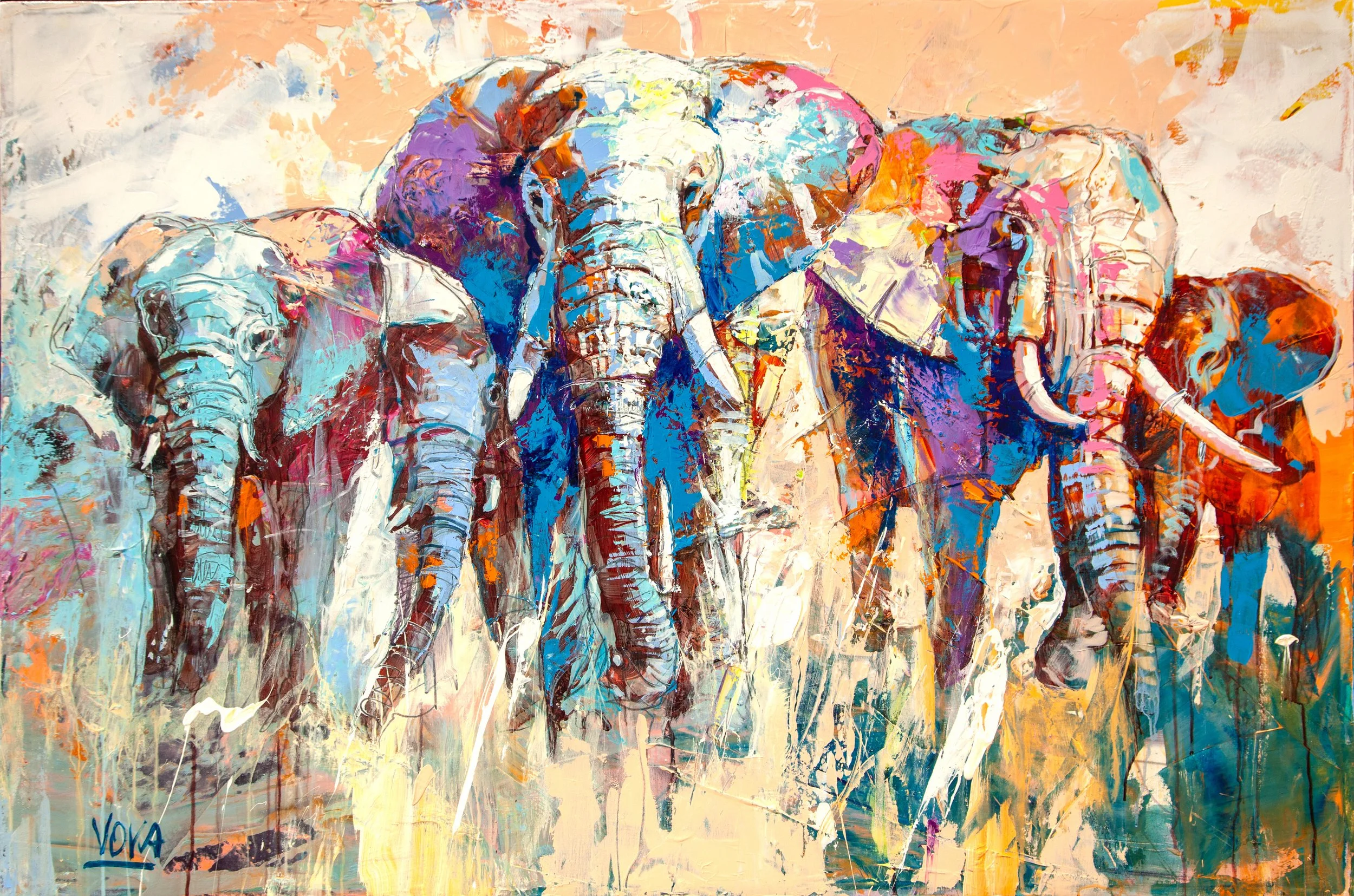 2025 05 Gentle Giants, 100x150cm, Acrylic on Canvas.jpg