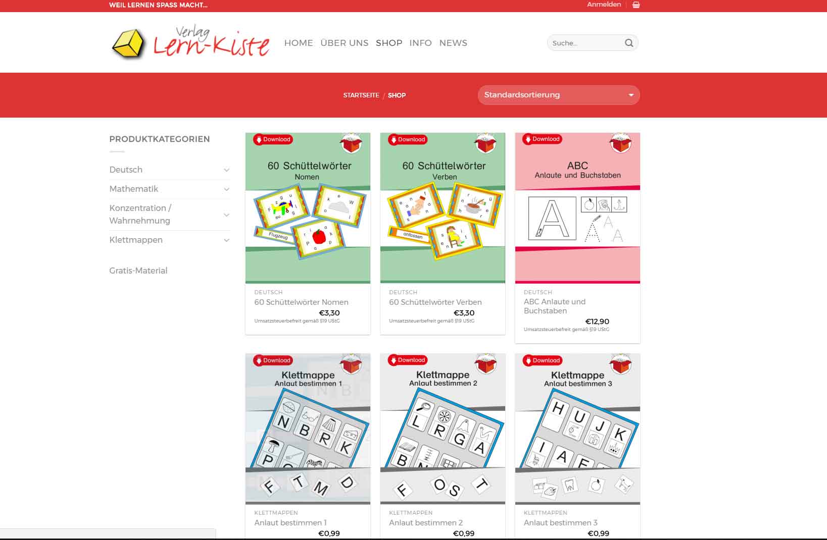 Lern-Kiste Shop