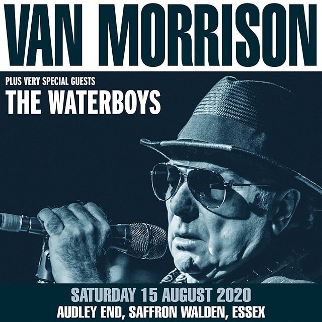 Two bosses, one old, one new...same night. It&rsquo;s a fabulous night for some Moongel... @waterboysmusic  @vanmorrisonofficial