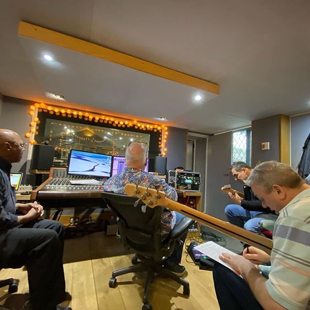 A marvellous day @thebunkerwgc tracking with Labi Siffre, @haydn_bendall @cottlelaurence and John Parricelli.