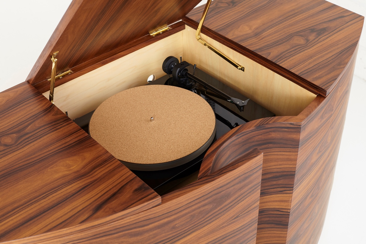 Rosewood Record Player Cabinet - Detail - Tricia Harris.jpg