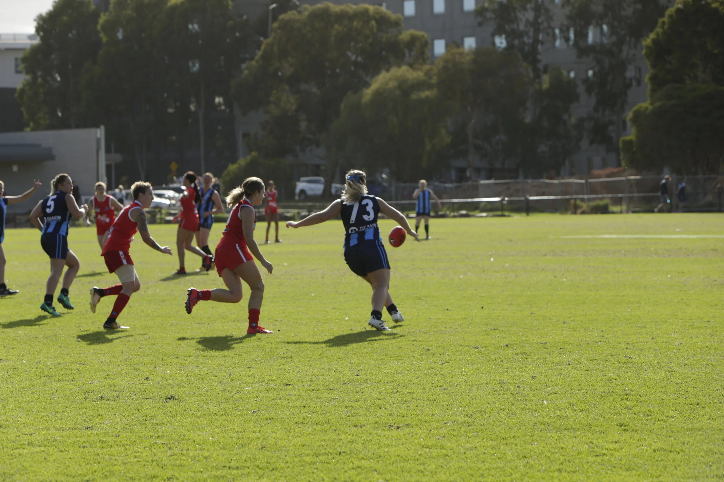 Women Hard Prest for Much Luck Under Lights