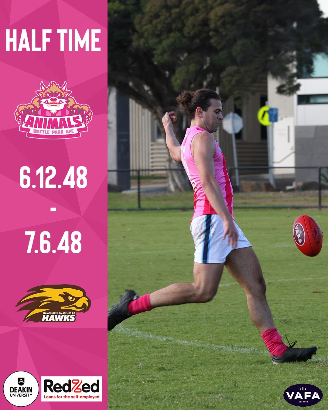 SENIORS

All square at break, but we've had the better of the play

#WPvHAW #AnimalsFooty