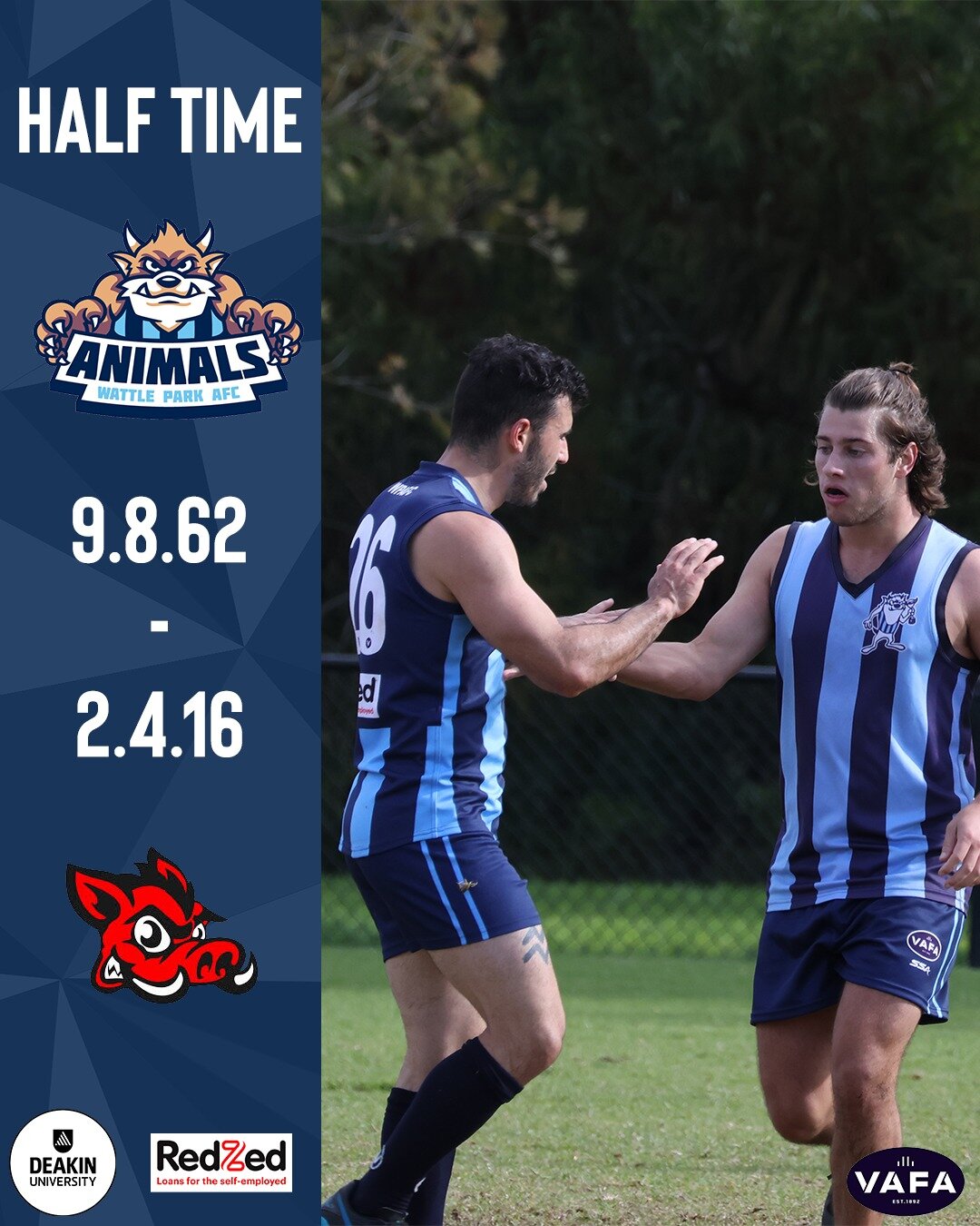 RESERVES

Matt Price with four already as the Two's start strongly

#WPvSWI #AnimalsFooty