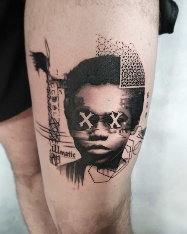 My version of &quot;illmatic&quot; by @nas 
email for bookings;
antbatetattoos@gmail.com

#uktta #crownofthorns #silverbackink #silverbackinkinstablack #fkirons #sullenartcollective #chester #chestertattoo #chesterstudents&nbsp; #sullenclothing #tatt