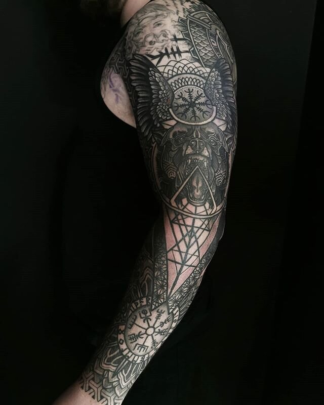 Put together a few images of a viking themed sleeve I finished in March looking forward to getting back to larger projects.hopefully have some details of when the studio will be opening again soon