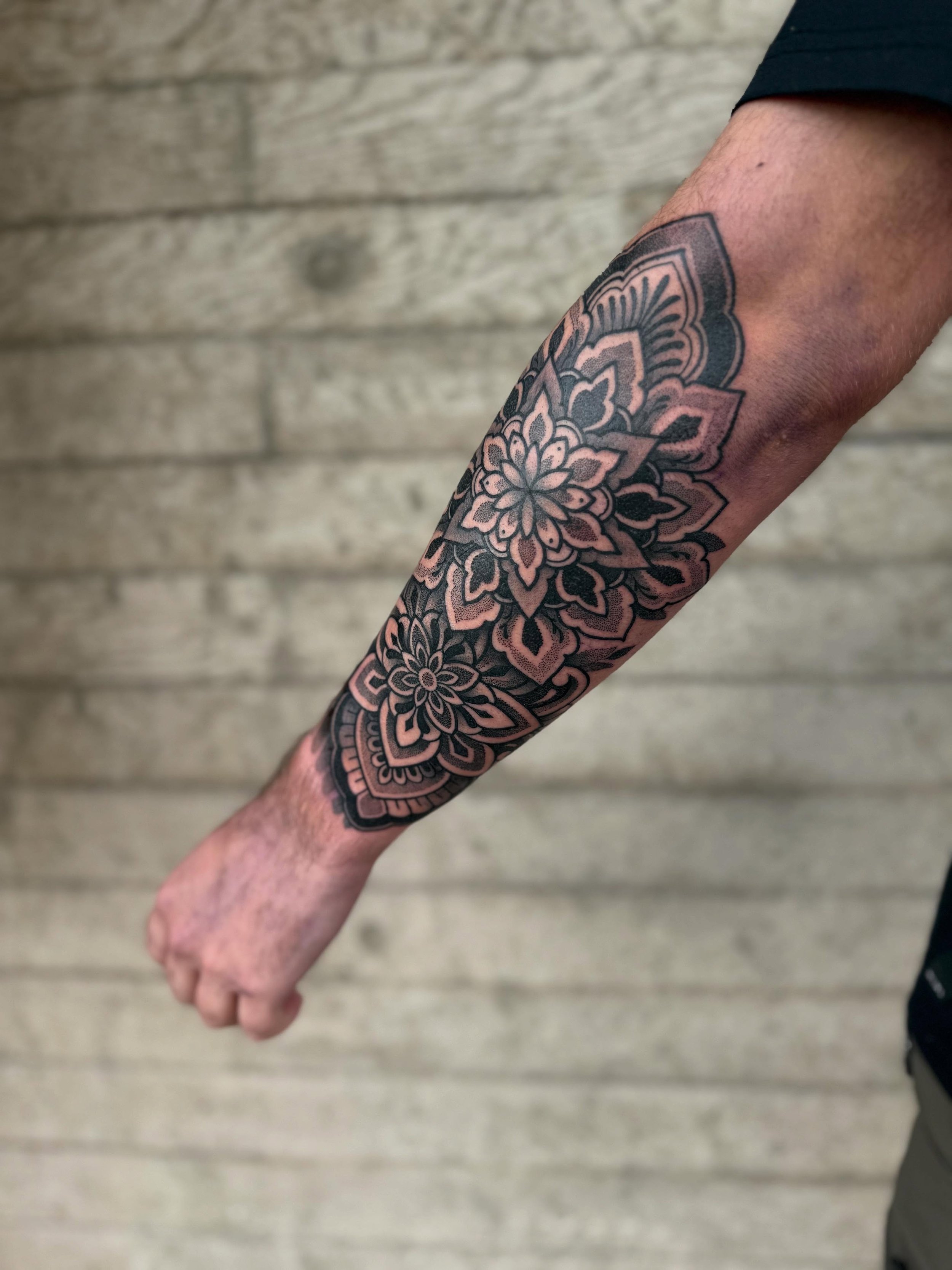 Mandala design by @dotworkboss dm him for bookings