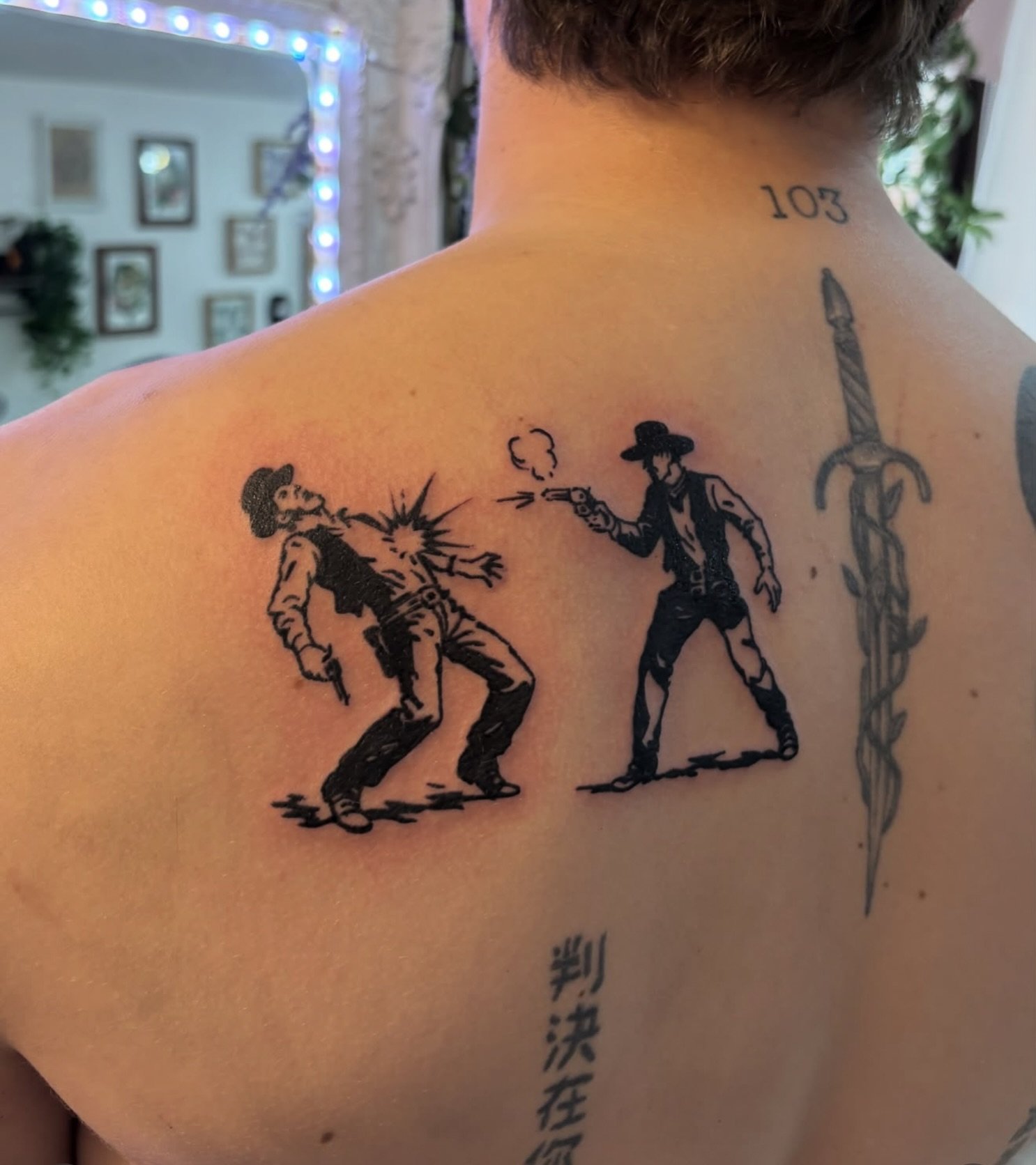Cowboys by @sunnywild.art shoot him a message for booking he&rsquo;s doing monthly guest spots with us