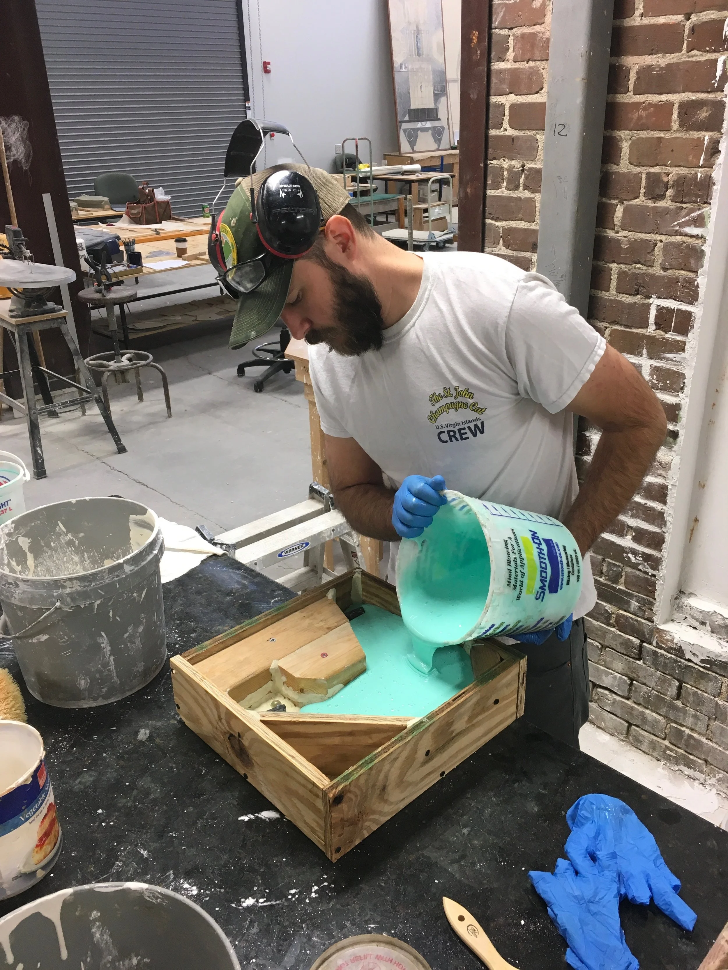 Molding an Antique Latern Arm
