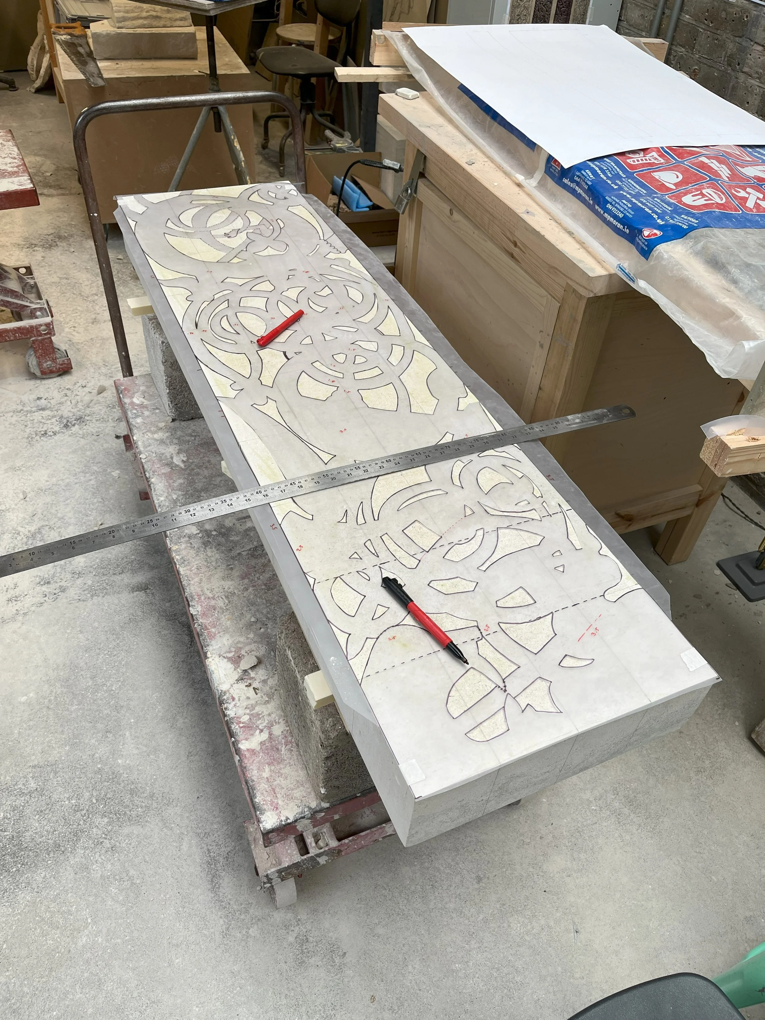Stave Church Panel: Template Making