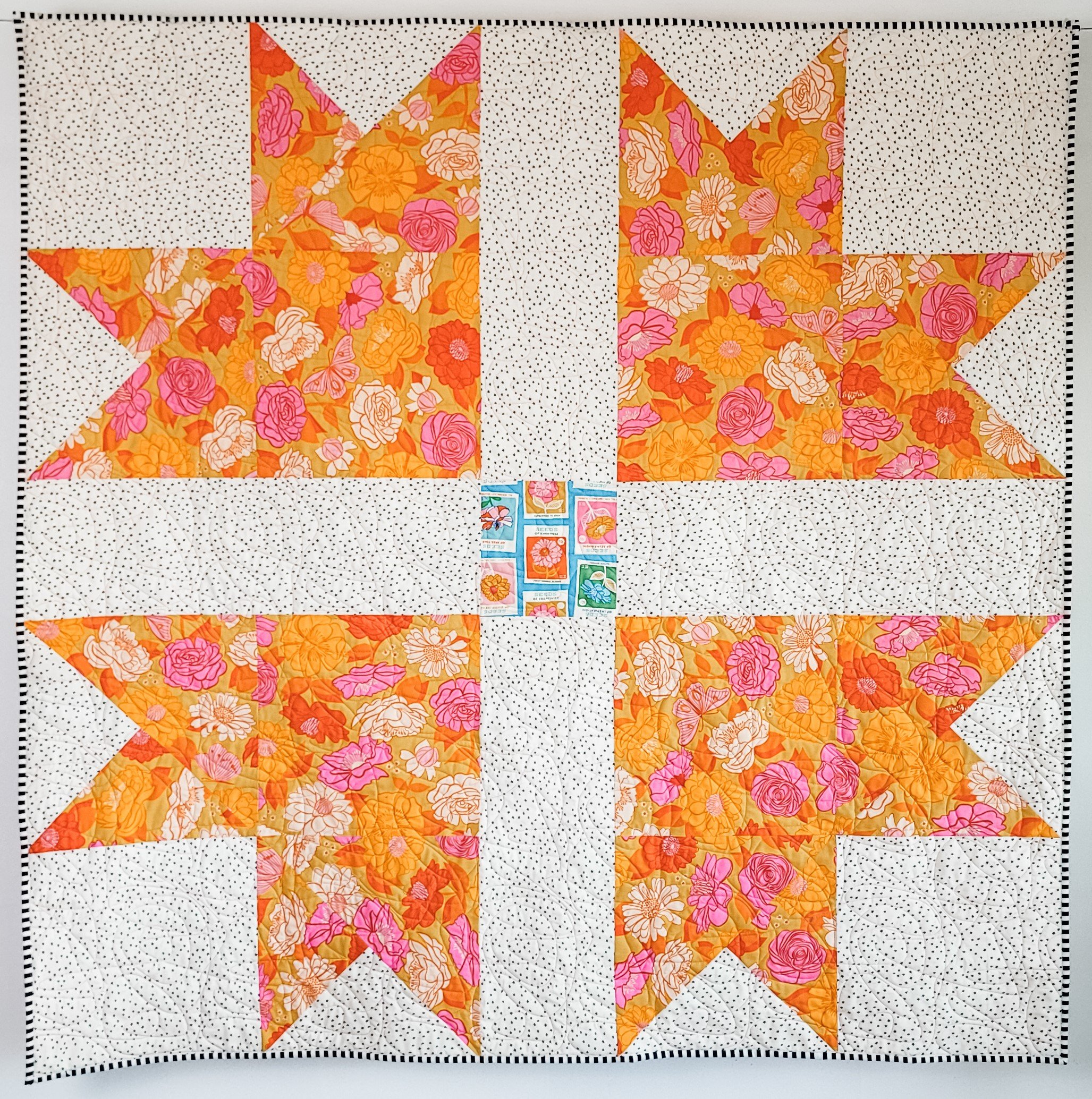 Medium sized Cross and Crown Quilt made by Tia Curtis