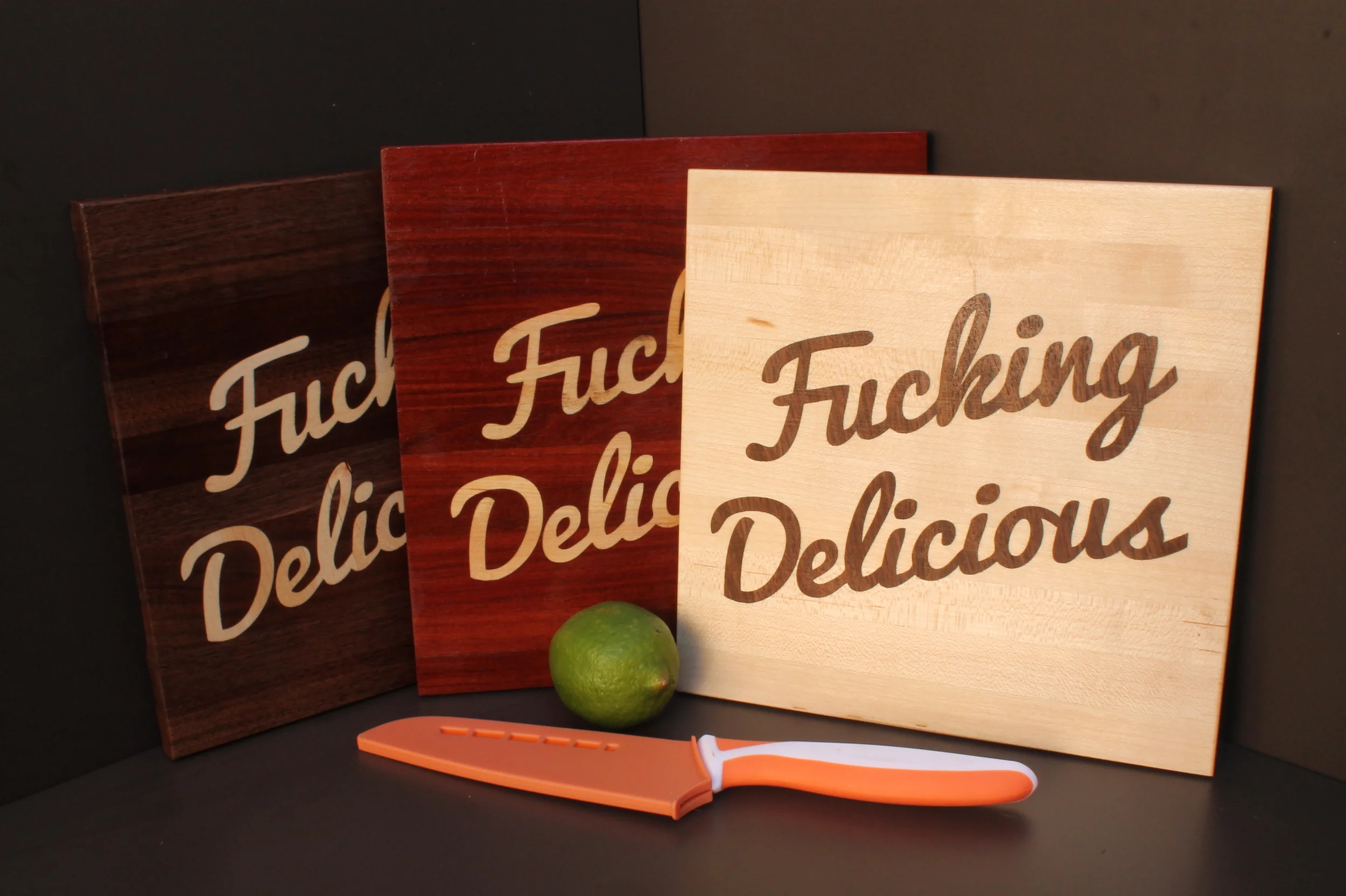 Fuc$ing Delicious Cutting Board