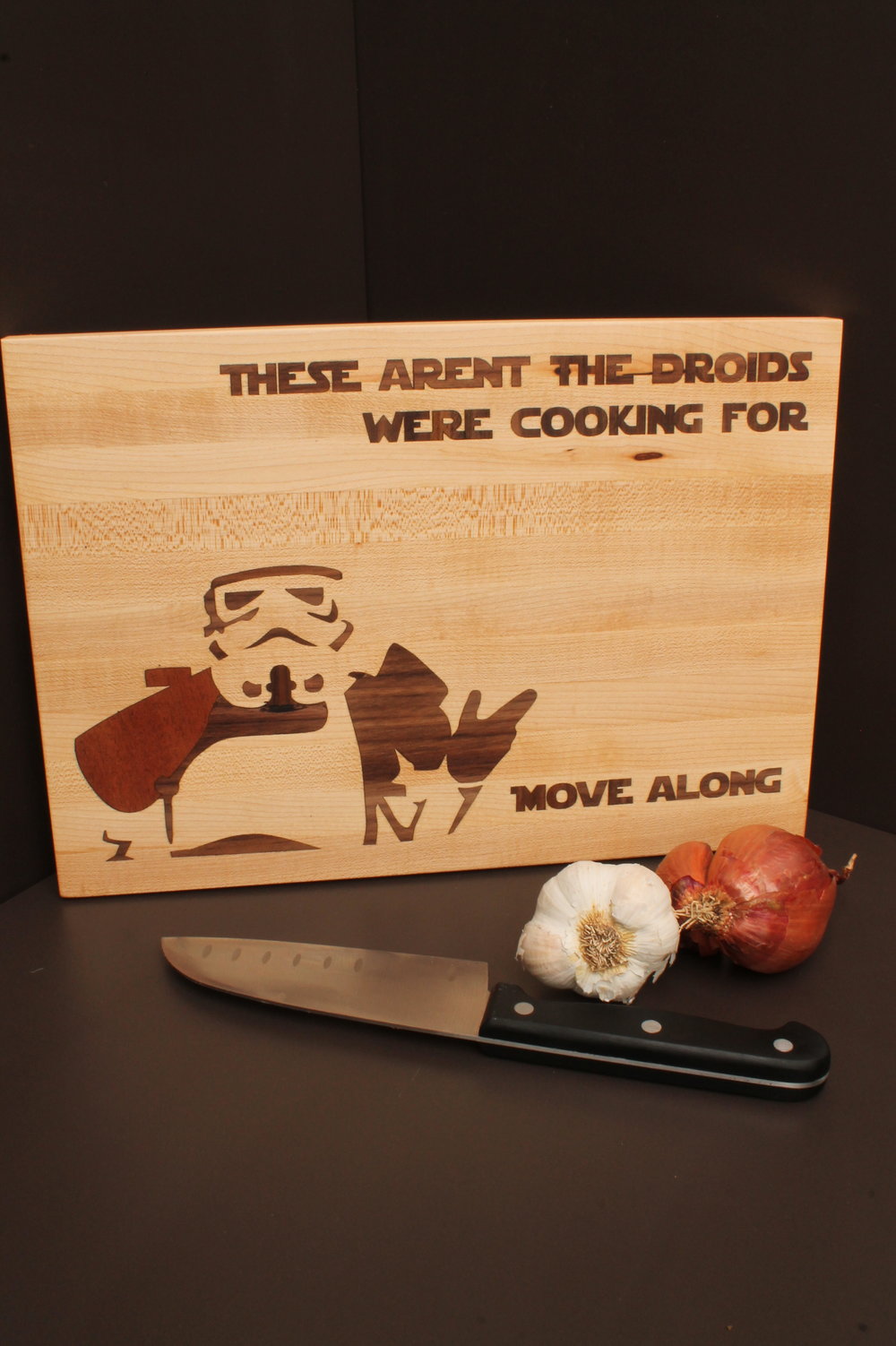 These Aren't the Droids We're Cooking For Cutting Board — Oliverstuff -  Home Decor and Kitchen Goods