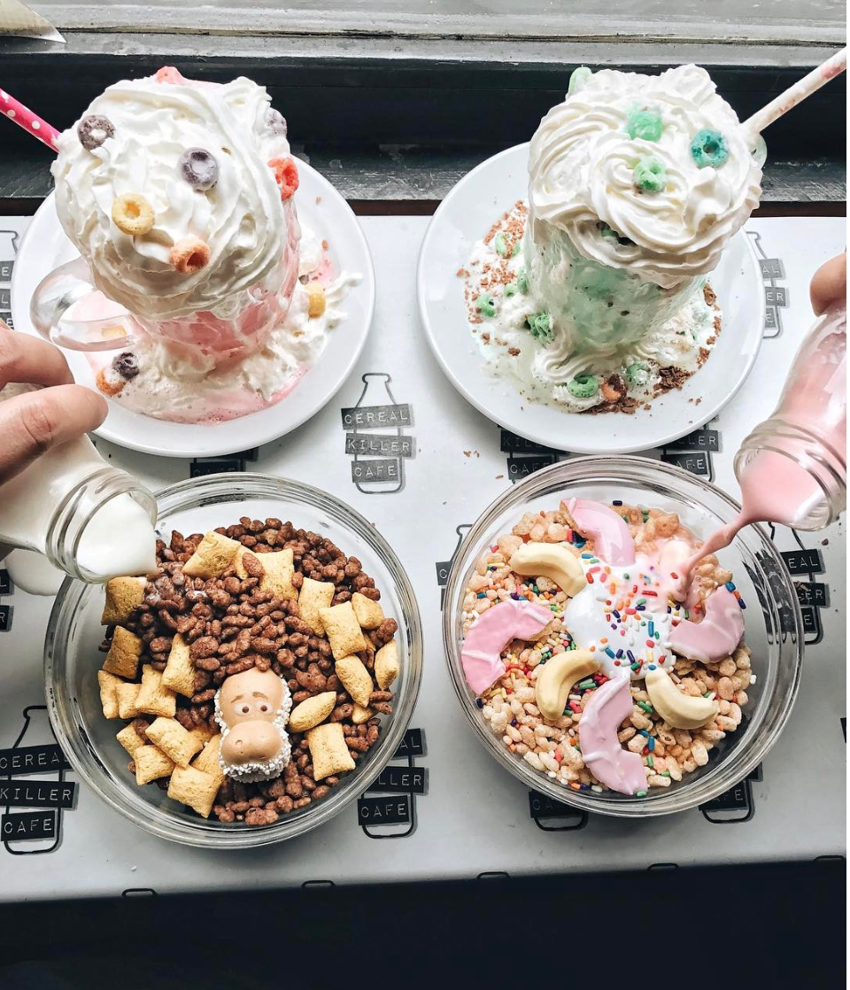 Cereal Killer Cafe: one of London's most "instagrammable" spots