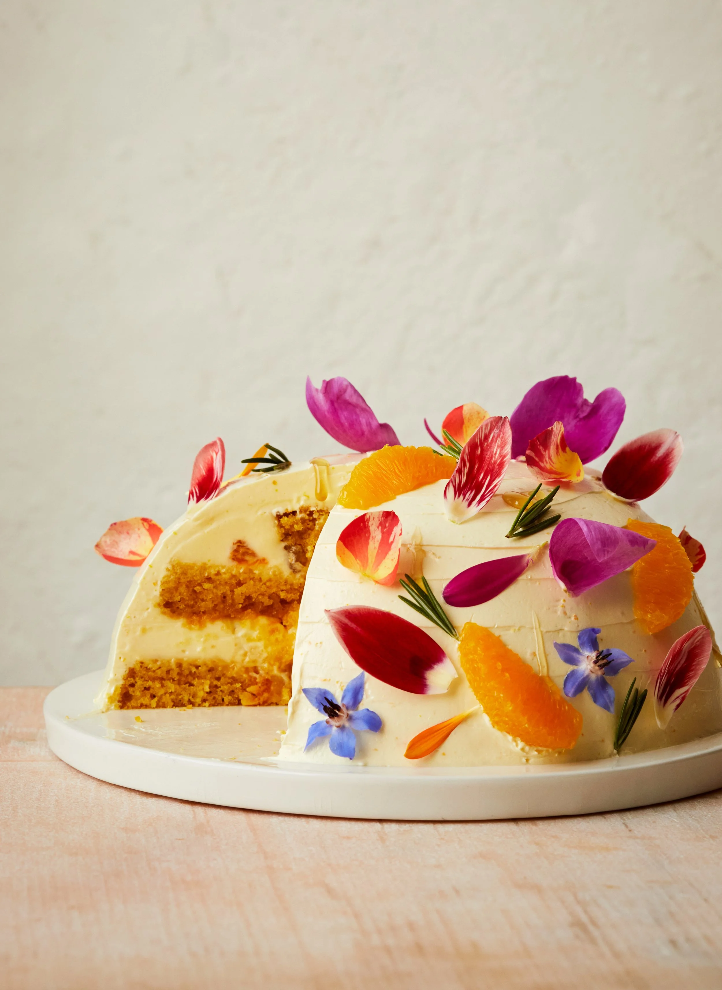 Citrus, Olive Oil and Cream Cheese Dome