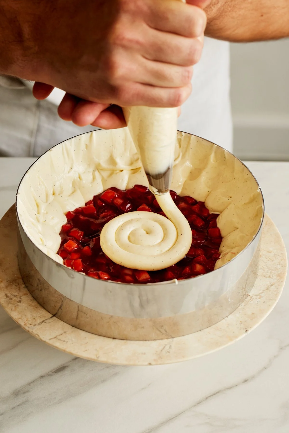 Strawberry Fraiser Cake