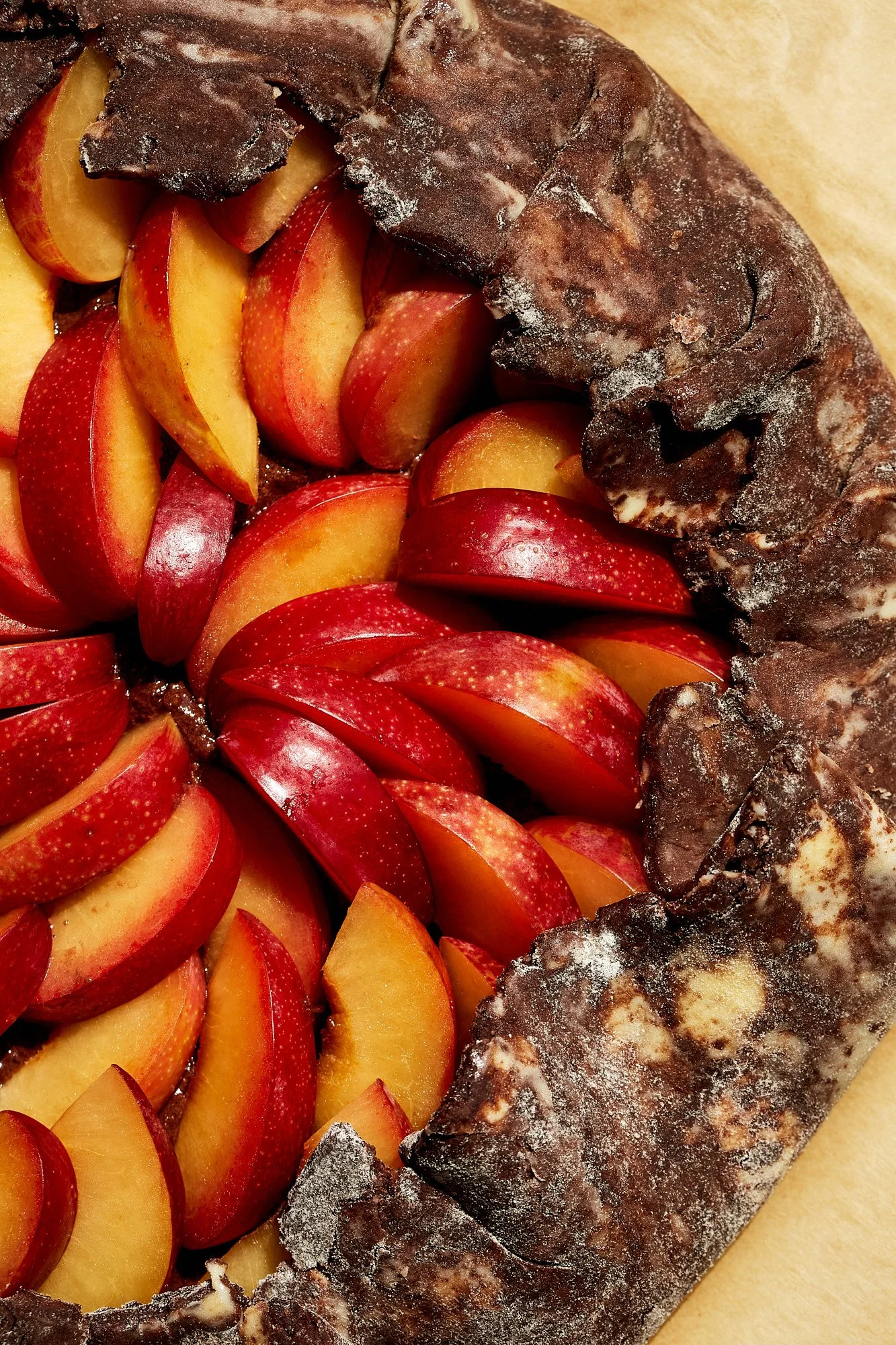 Rustic Plum And Hazelnut Galette